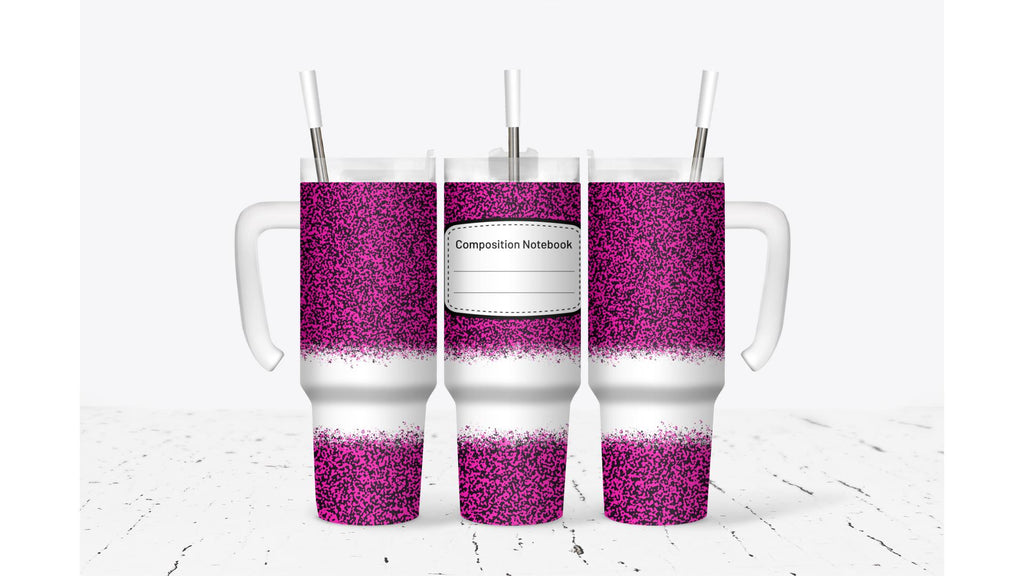 Composition Notebook Tumbler