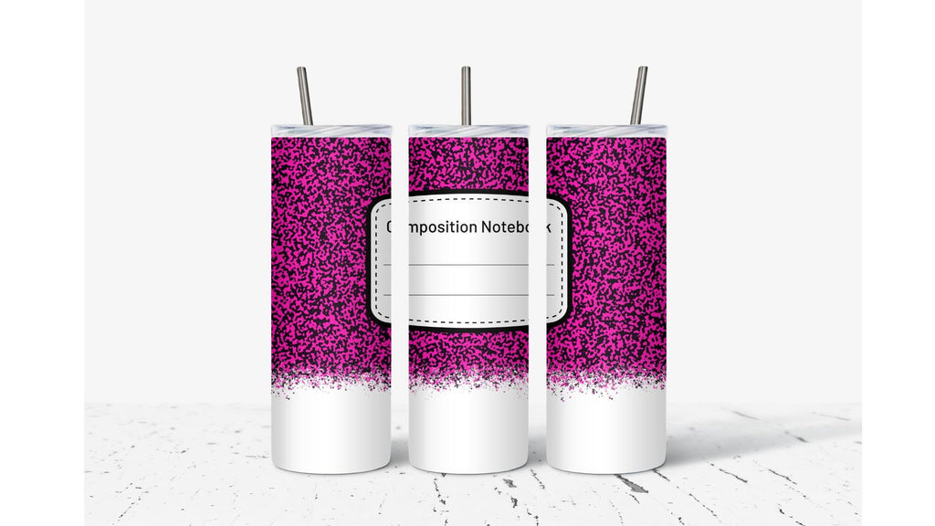 Composition Notebook Tumbler