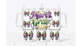 Mardi Gras 2026 Sequin Pattern Tumbler