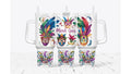 Mardi Gras Feather Mask Tumbler