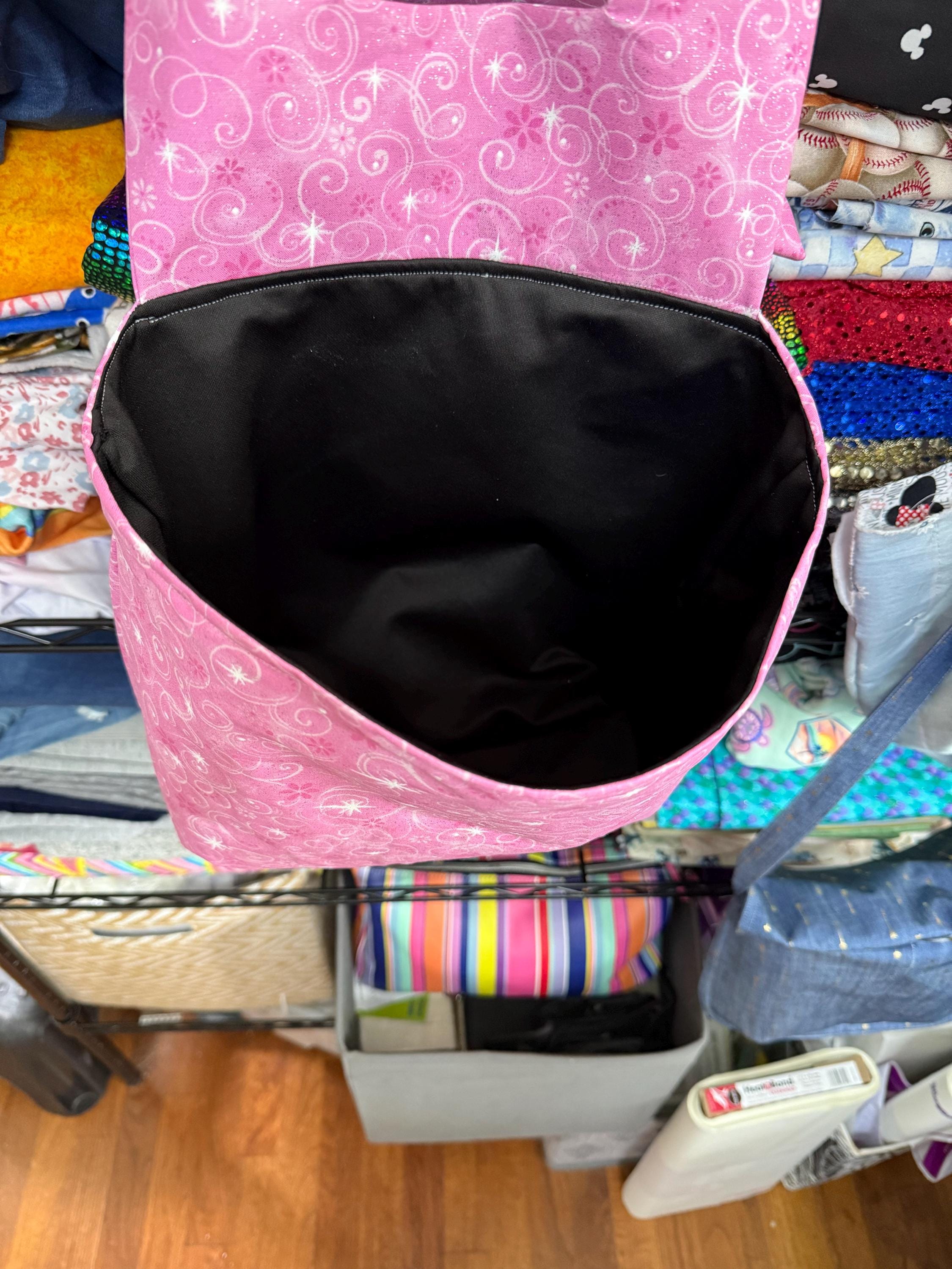 Car Trash Bag for Headrest | Hanging Car Organizer | Reusable Auto Garbage Bin | Kids Toy Storage | Handmade Car Accessory