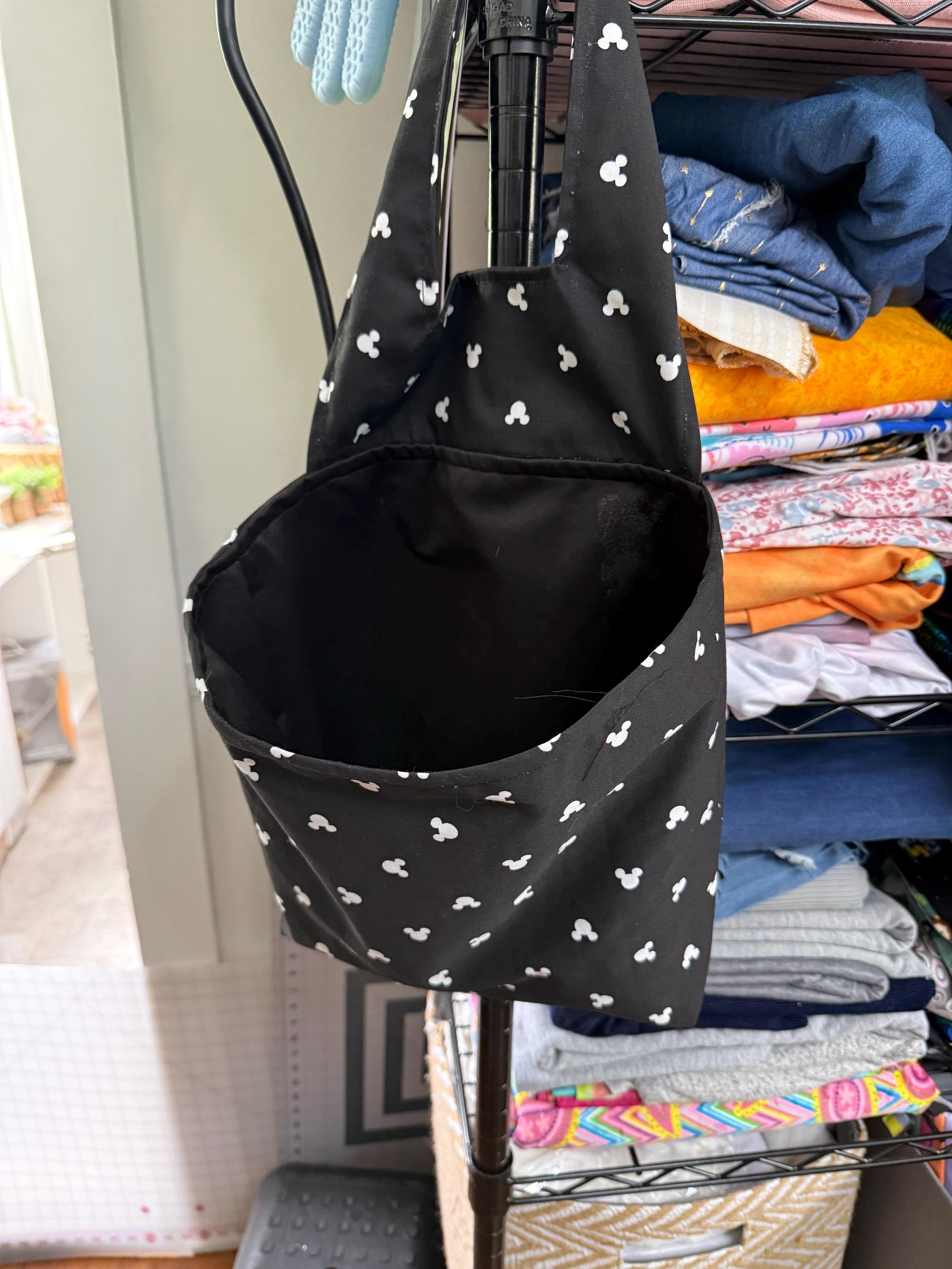 Car Trash Bag for Headrest | Hanging Car Organizer | Reusable Auto Garbage Bin | Kids Toy Storage | Handmade Car Accessory