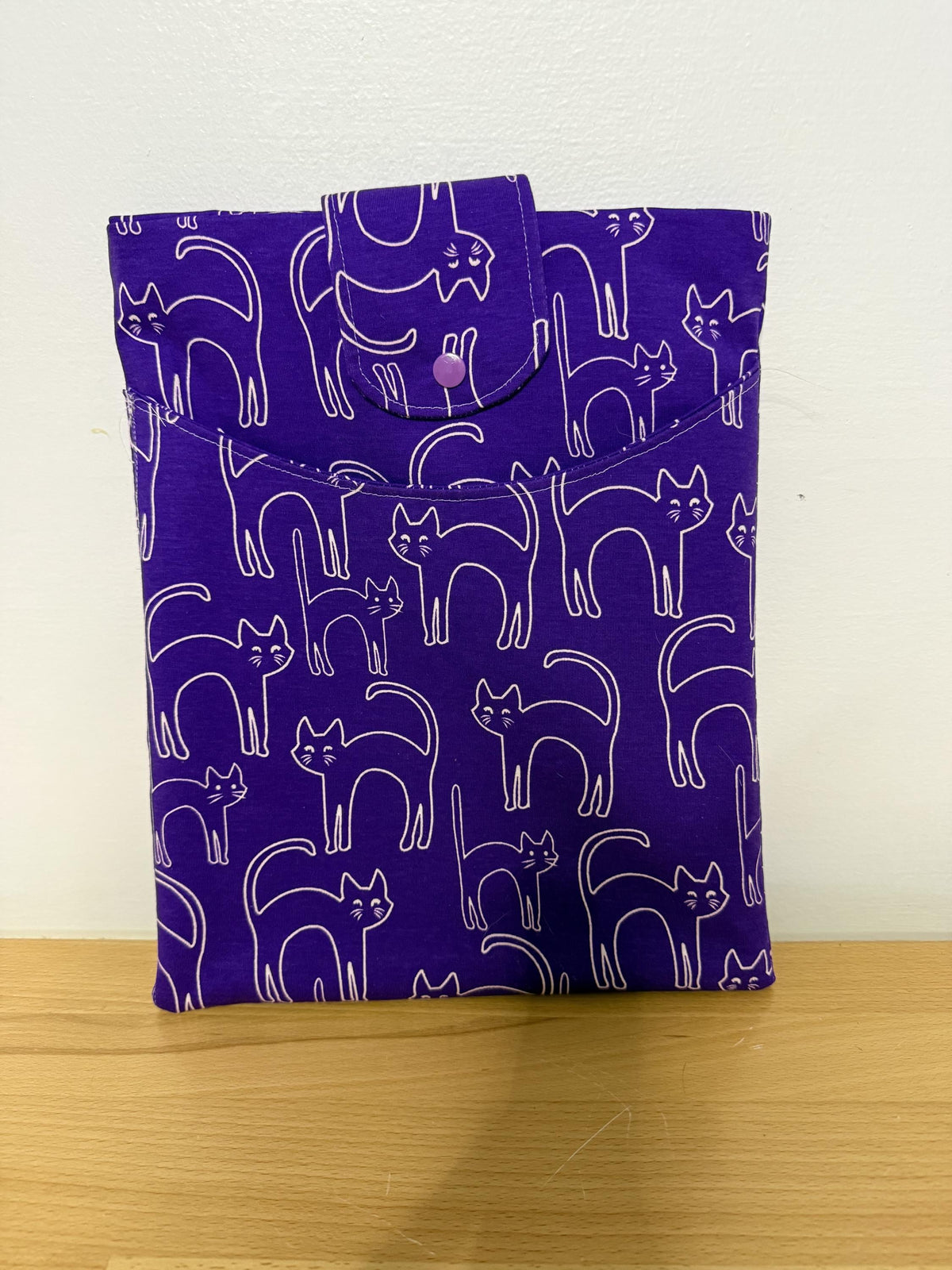 Sugar Skull Laptop Sleeve, Padded Fabric Laptop Case with Pocket & Snap Closure